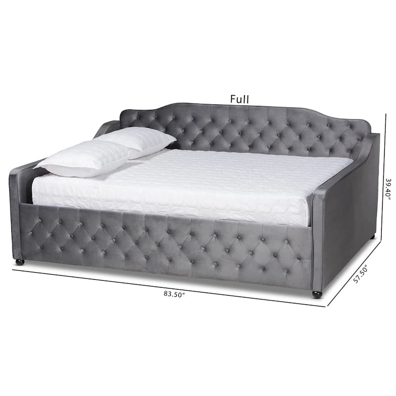 Silver Orchid Raag Transitional Contemporary Daybed