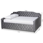 Silver Orchid Raag Transitional Contemporary Daybed