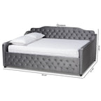 Silver Orchid Raag Transitional Contemporary Daybed