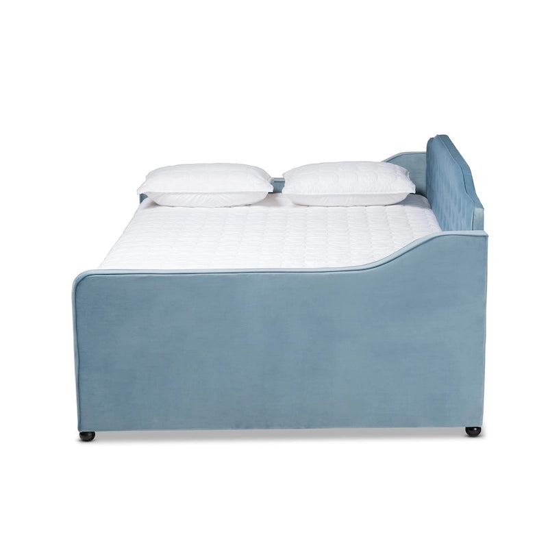 Silver Orchid Raag Transitional Contemporary Daybed