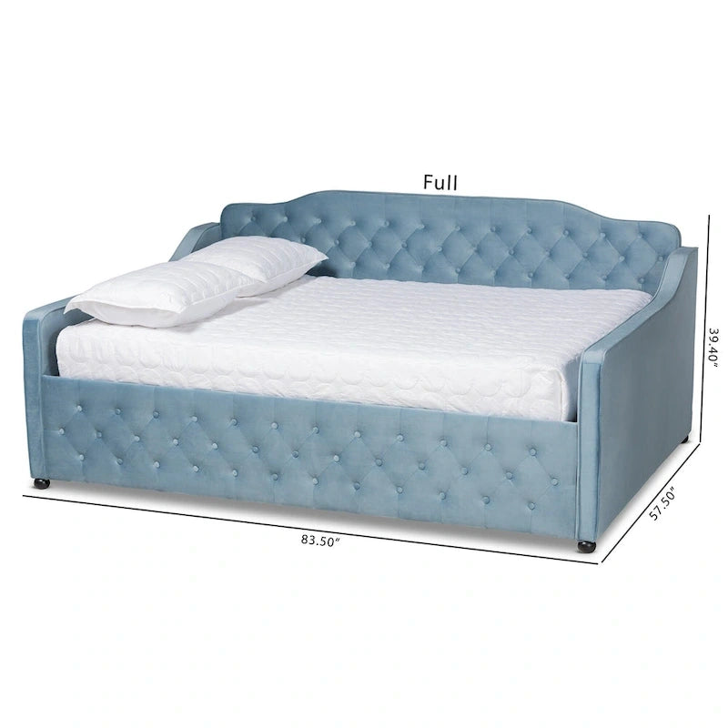 Silver Orchid Raag Transitional Contemporary Daybed