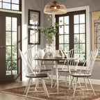 Belita 5-piece Mid-century Two-tone Modern Wood Dining Set iNSPIRE Q Modern