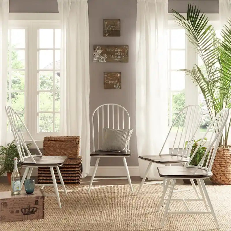 Belita 5-piece Mid-century Two-tone Modern Wood Dining Set iNSPIRE Q Modern