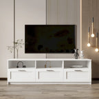 Modern minimalist TV cabinet 80 inch TV stand, open locker Living Room Bedroom