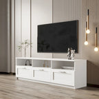 Modern minimalist TV cabinet 80 inch TV stand, open locker Living Room Bedroom