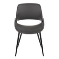 Carson Carrington Svellingen Dining Chair with Tapered Metal Legs (Set of 2)
