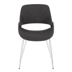 Carson Carrington Svellingen Dining Chair with Tapered Metal Legs (Set of 2)