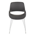 Carson Carrington Svellingen Dining Chair with Tapered Metal Legs (Set of 2)