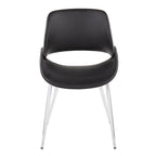 Carson Carrington Svellingen Dining Chair with Tapered Metal Legs (Set of 2)