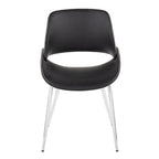 Carson Carrington Svellingen Dining Chair with Tapered Metal Legs (Set of 2)