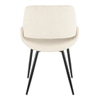 Carson Carrington Svellingen Dining Chair with Tapered Metal Legs (Set of 2)