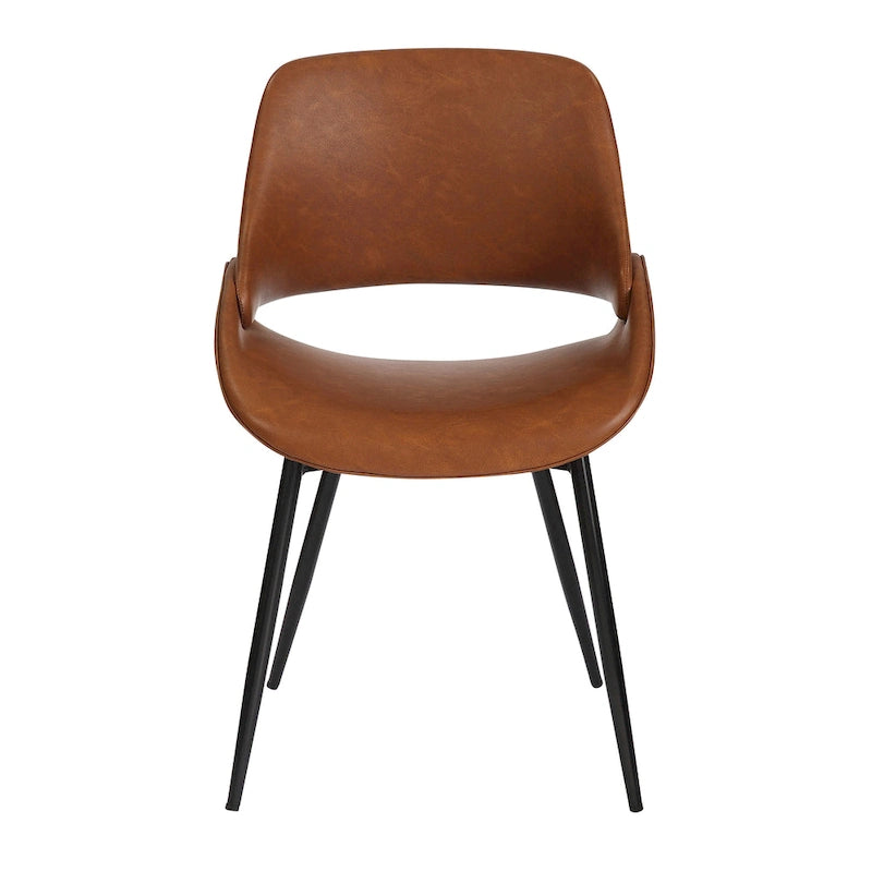 Carson Carrington Svellingen Dining Chair with Tapered Metal Legs (Set of 2)