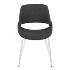Carson Carrington Svellingen Dining Chair with Tapered Metal Legs (Set of 2)