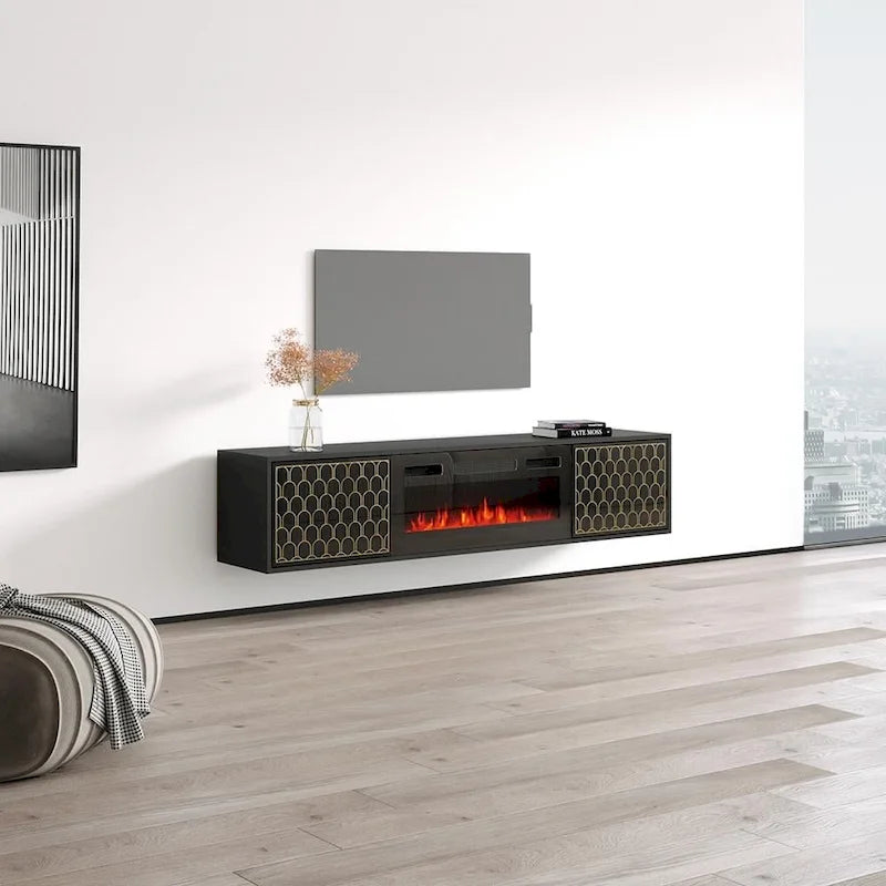 Karp BL-EF Fireplace TV Stand