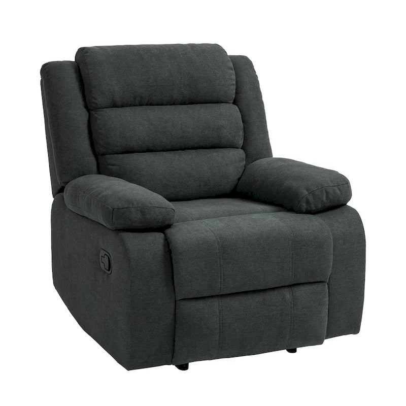 2Set Modern Lounger Adjustable Manual Recliner Chair