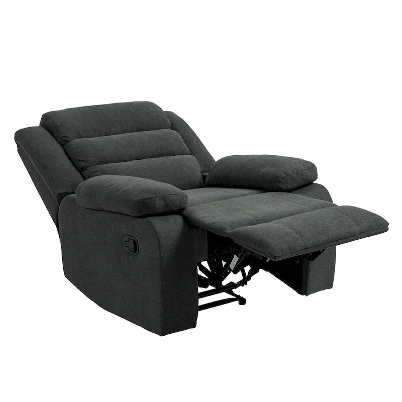 2Set Modern Lounger Adjustable Manual Recliner Chair