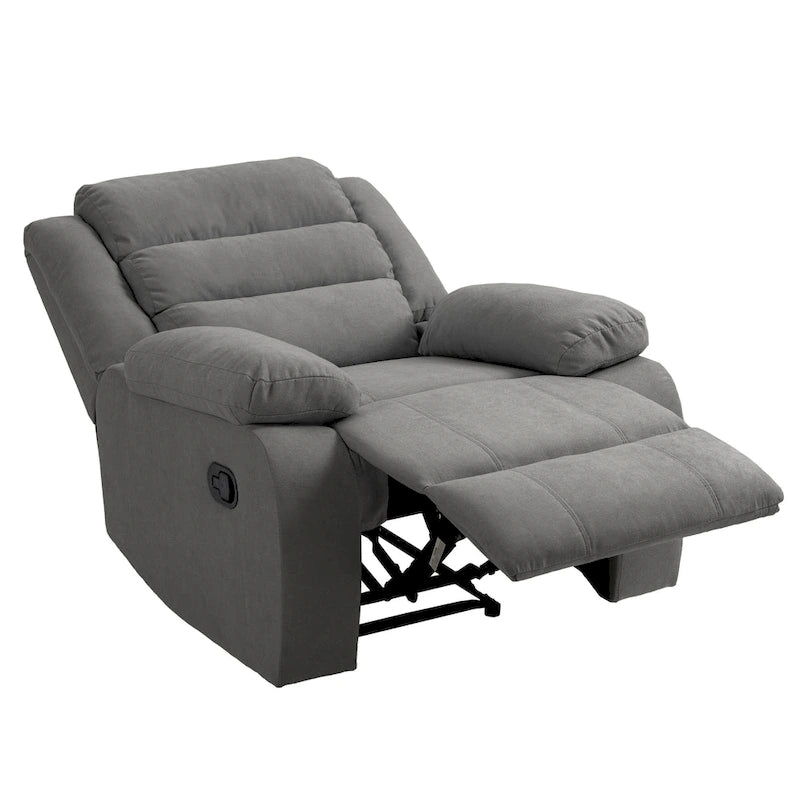 2Set Modern Lounger Adjustable Manual Recliner Chair