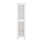 Cabinet Set with Tempered GlassStorage & TV Stand Combo Organization - SideCabinet+TVStand
