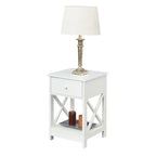 Convenience Concepts Oxford 1 Drawer End Table with Shelf