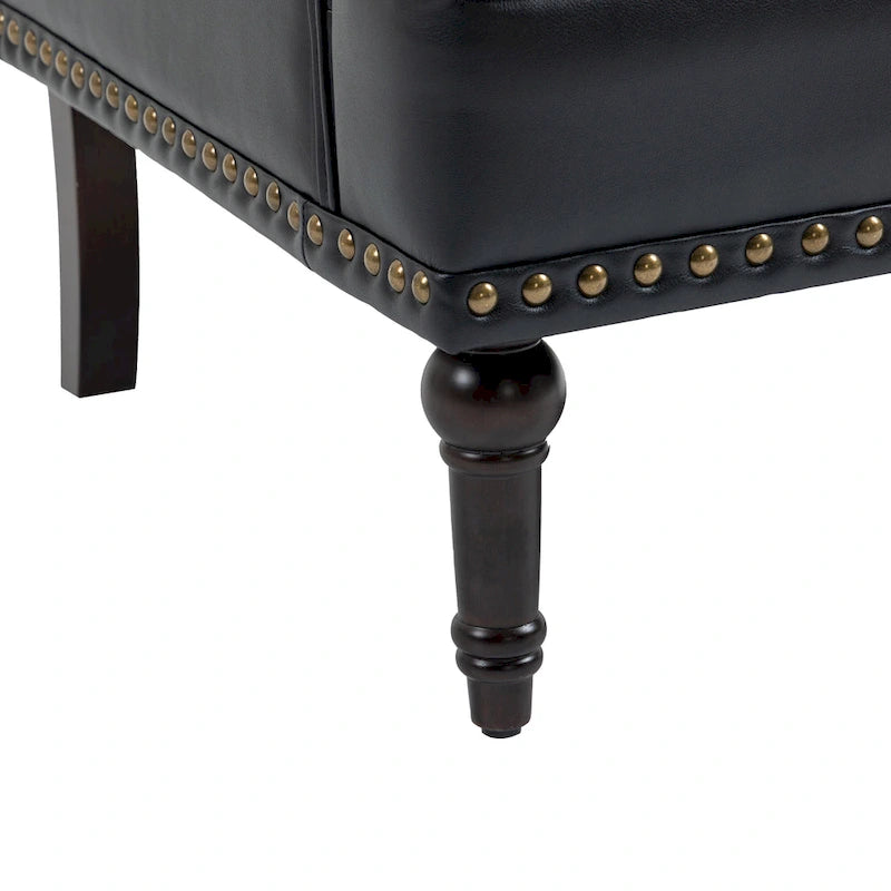 PU Accent Chair Leather Armchair Lounge Chair for Living Room