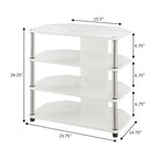 Convenience Concepts Designs2Go Corner TV Stand for TVs up to 29 Inches