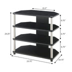 Convenience Concepts Designs2Go Corner TV Stand for TVs up to 29 Inches