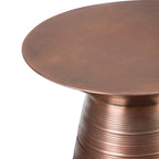 WYNDENHALL Bernhardt Industrial 18 inch Wide Metal Accent Side Table, Fully Assembled