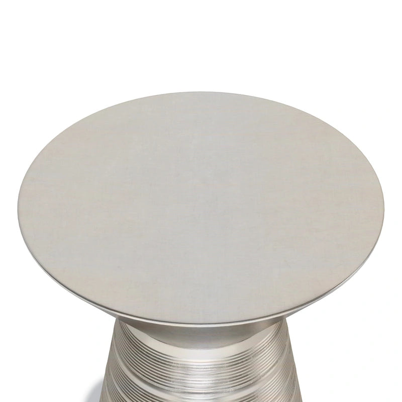 WYNDENHALL Bernhardt Industrial 18 inch Wide Metal Accent Side Table, Fully Assembled