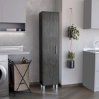 Laska 71 Tall 5-Shelves Storage Cabinet Broom Closet - N/A