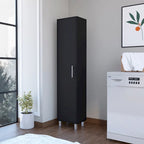 Laska 71 Tall 5-Shelves Storage Cabinet Broom Closet - N/A