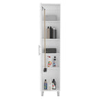 Laska 71 Tall 5-Shelves Storage Cabinet Broom Closet - N/A