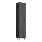 Laska 71 Tall 5-Shelves Storage Cabinet Broom Closet - N/A