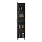 Laska 71 Tall 5-Shelves Storage Cabinet Broom Closet - N/A
