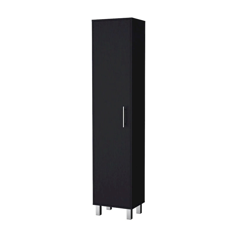 Laska 71 Tall 5-Shelves Storage Cabinet Broom Closet - N/A
