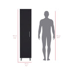 Laska 71 Tall 5-Shelves Storage Cabinet Broom Closet - N/A