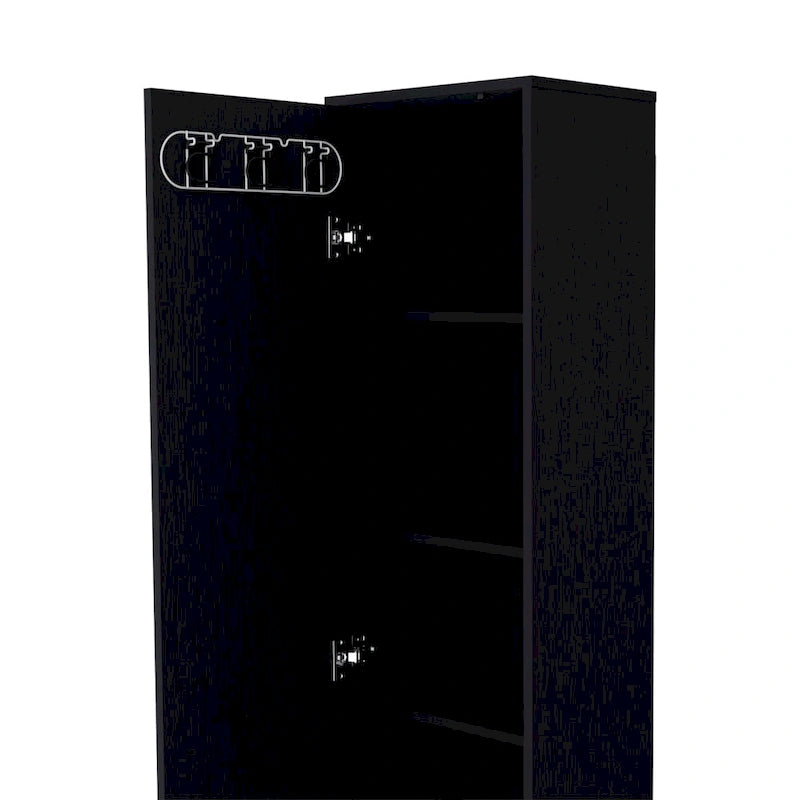 Laska 71 Tall 5-Shelves Storage Cabinet Broom Closet - N/A