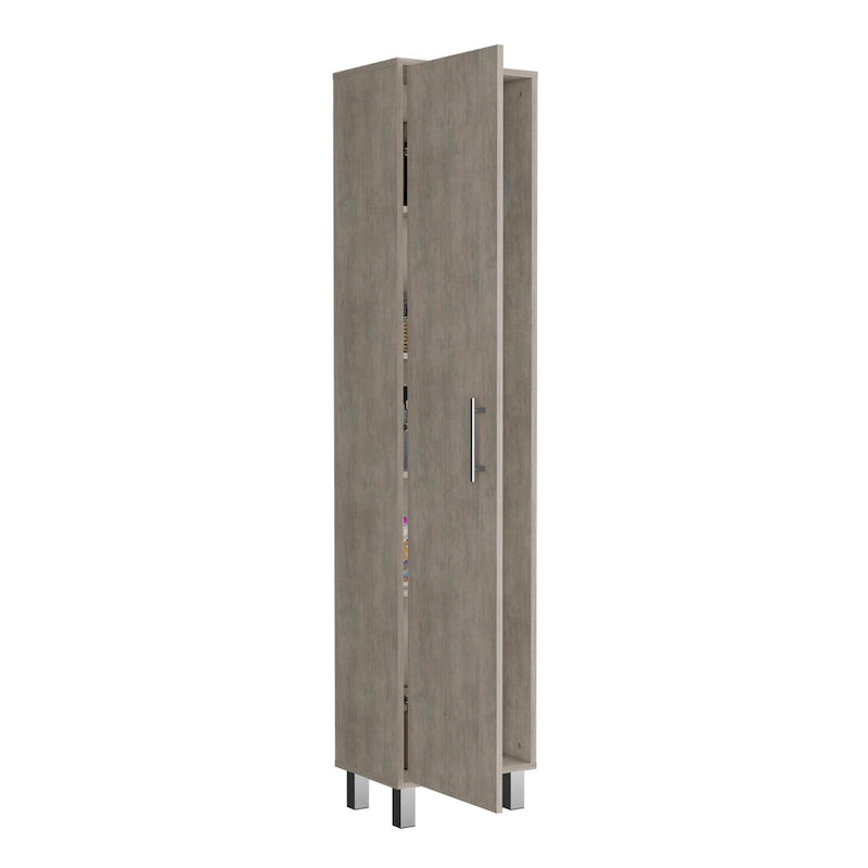 Laska 71 Tall 5-Shelves Storage Cabinet Broom Closet - N/A