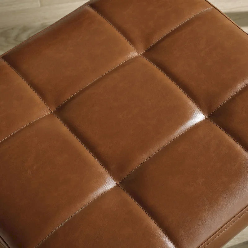 Art Leon Cane Back Faux Leather Accent Dining Chair (Set of 2)