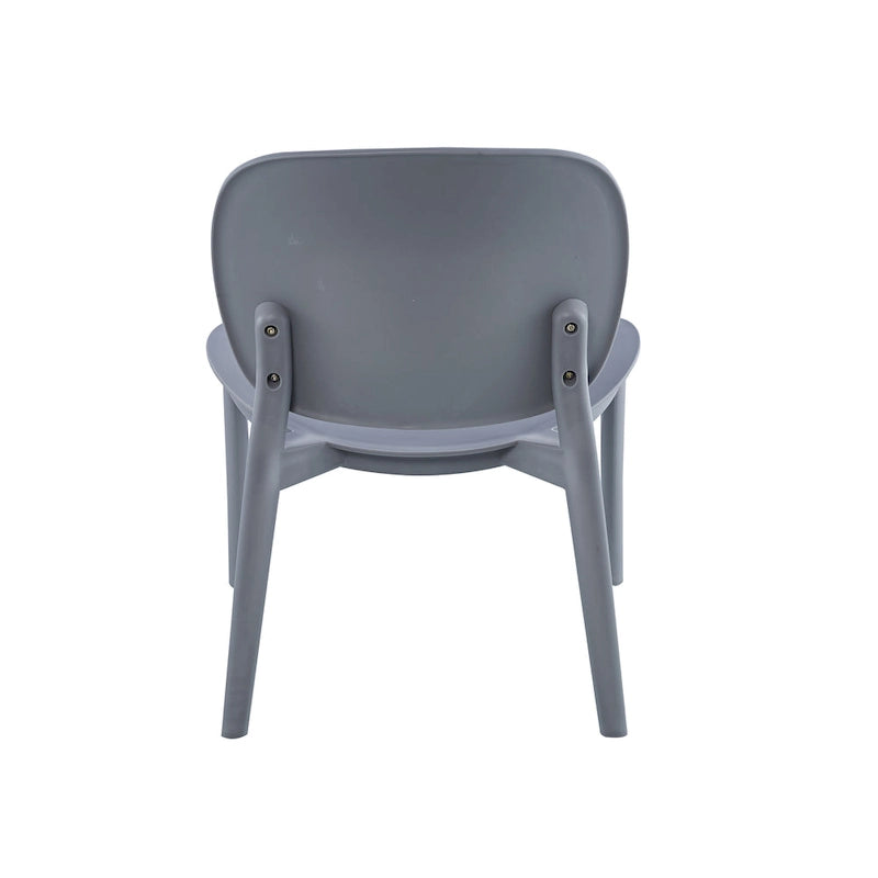 Porthos Home Dani Plastic Dining Chairs Set of 2, Indoors And Outdoors