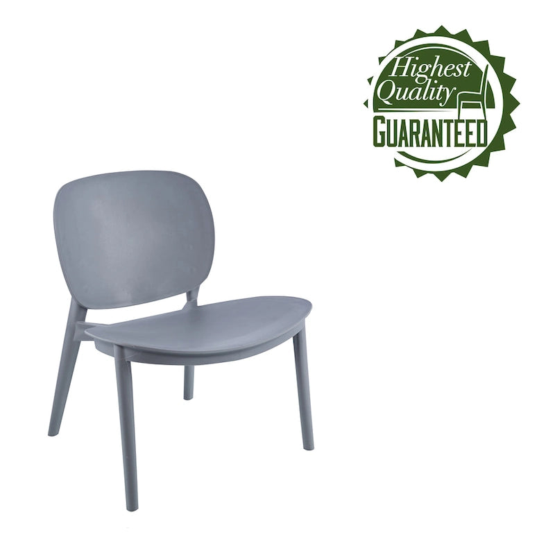 Porthos Home Dani Plastic Dining Chairs Set of 2, Indoors And Outdoors