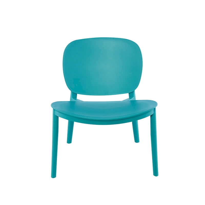 Porthos Home Dani Plastic Dining Chairs Set of 2, Indoors And Outdoors
