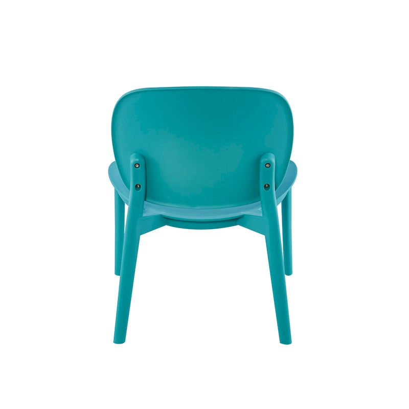 Porthos Home Dani Plastic Dining Chairs Set of 2, Indoors And Outdoors