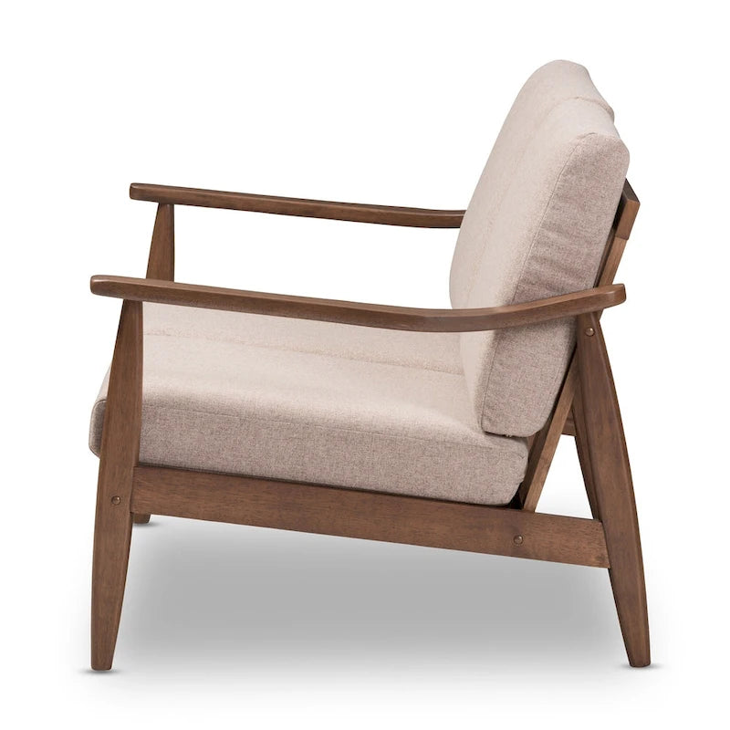 Mid-Century Loveseat by Baxton Studio