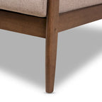 Mid-Century Loveseat by Baxton Studio