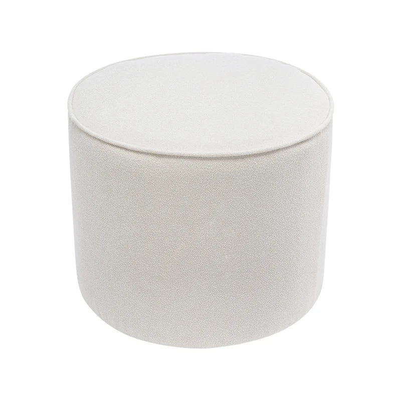 Porthos Home Belia Boucle Fabric Round Ottoman Coffee Table