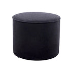 Porthos Home Belia Boucle Fabric Round Ottoman Coffee Table