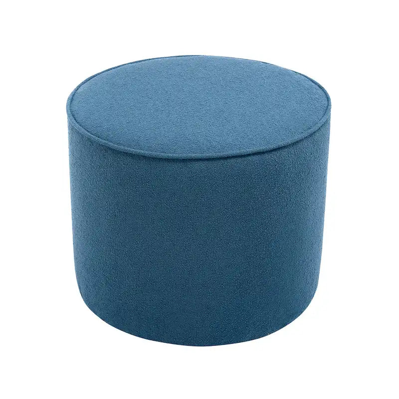 Porthos Home Belia Boucle Fabric Round Ottoman Coffee Table