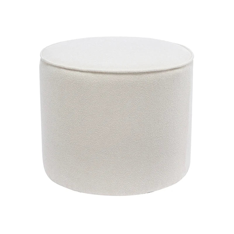Porthos Home Belia Boucle Fabric Round Ottoman Coffee Table