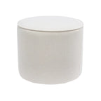 Porthos Home Belia Boucle Fabric Round Ottoman Coffee Table