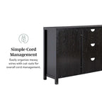 Middlebrook Designs 2-Door 58 inch Sideboard with Arched Rattan Panels
